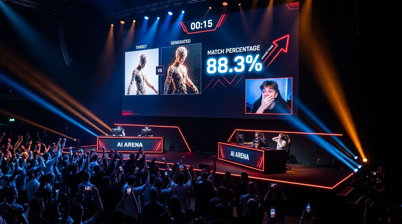 Audience reacting to a score swing